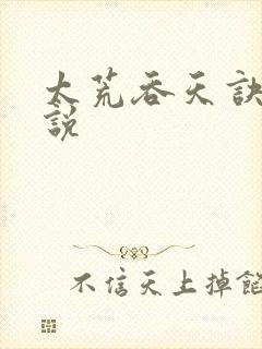 太荒吞天诀 小说