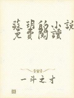 苏玥的小说全文免费阅读