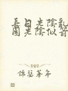 长日光阴乱作一团光阴似箭笔趣