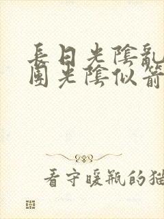 长日光阴乱作一团光阴似箭无弹窗