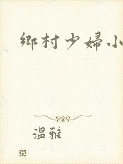 乡村少妇小说