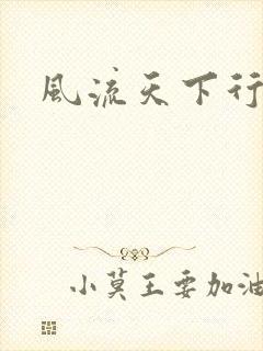 风流天下行