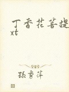 丁香花菩提树txt