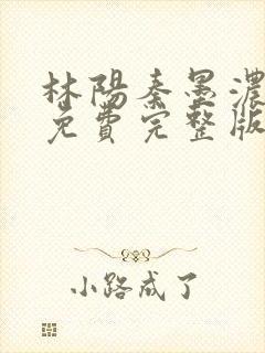 林阳秦墨浓小说免费完整版简介