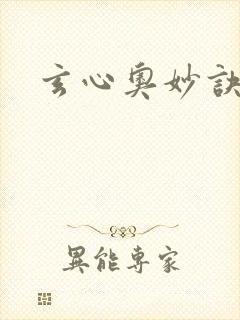 玄心奥妙诀