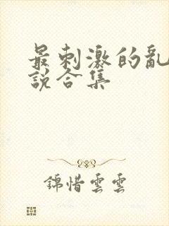 最刺激的乱惀小说合集