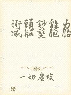 街头钞能力无删减版双胞胎