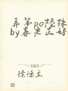 弄筝po陆殊词by春光正好