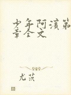 少年阿滨第13章全文