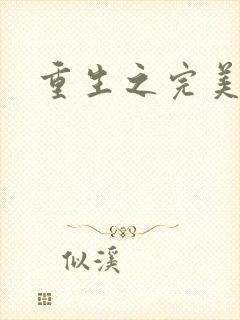 重生之完美一生