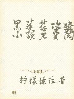 黑莲花攻略手册小说免费阅读