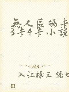 无人区码卡二卡3卡4卡小说