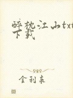 醉枕江山txt下载