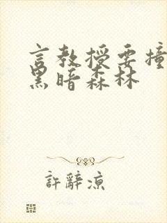 言教授要撞坏了黑暗森林