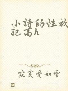小诗的性放荡日记高h