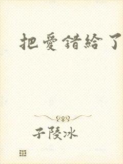 把爱错给了你