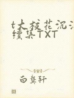 t大校花沉浮录续集TXT