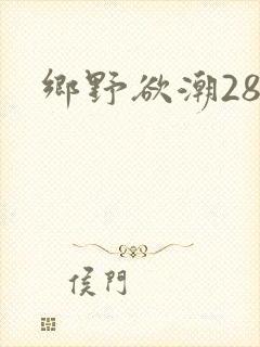 乡野欲潮28章