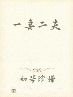 一妻二夫