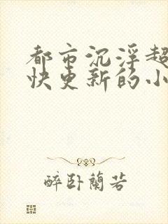 都市沉浮超前超快更新的小说