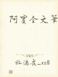 阿宾全文笔趣阁