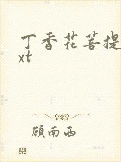 丁香花菩提树txt