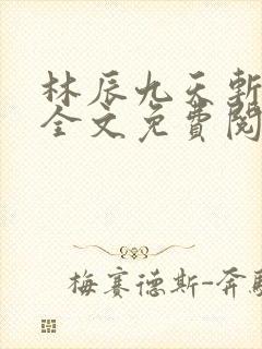 林辰九天斩神诀全文免费阅读笔趣阁