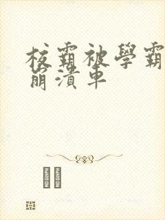 校霸被学霸玩到崩溃车