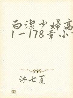 白洁少妇高义第1一178章小说