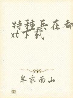 特种兵在都市txt下载