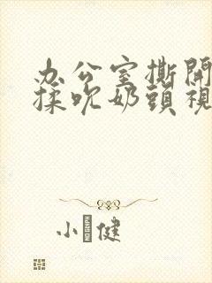 办公室撕开奶罩揉吮奶头视频