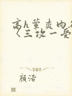 高h荤爽肉欲文〈三攻一受