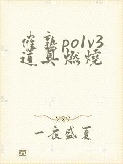 催熟po1v3道具燃烧