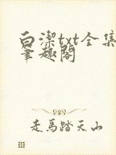 白洁txt全集笔趣阁