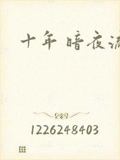 十年 暗夜流光