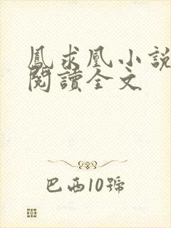 凤求凰小说免费阅读全文