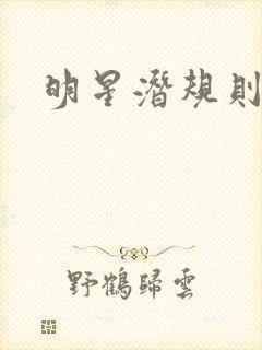 明星潜规则之皇