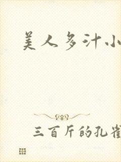 美人多汁小说