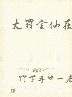 大罗金仙在都市