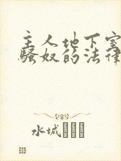 主人地下室惩罚骚奴的法律后果