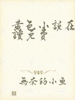 黄色小说在线阅读免费