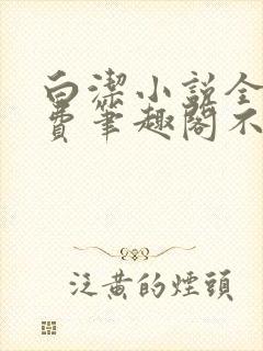 白洁小说全文免费笔趣阁不知所措