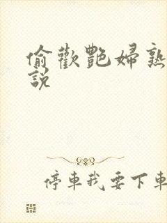 偷欢艳妇熟女小说