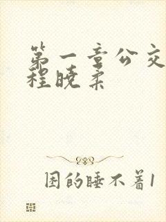 第一章公交激战程晓柔