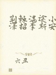 荆棘满途小说李泽招李斯安