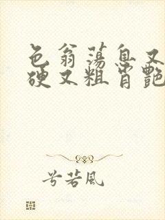 色翁荡息又大又硬又粗肖艳