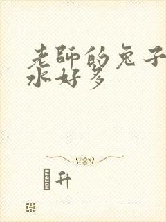 老师的兔子好软水好多