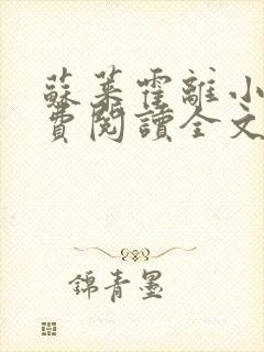 苏莱霍离小说免费阅读全文