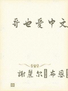 哥也爱中文