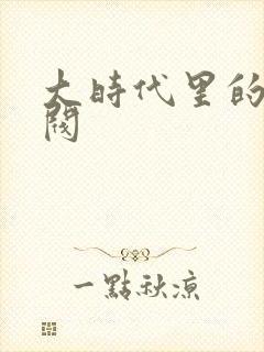 大时代里的小军阀